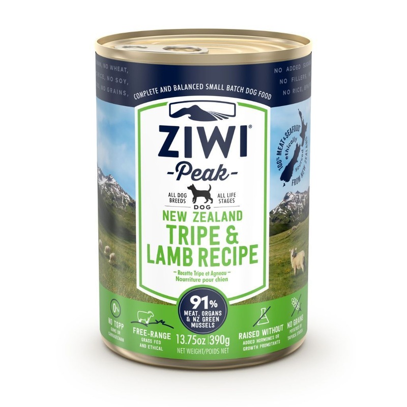 ZIWI Peak Tripe & Lamb Recipe Wet Dog Food, 390g