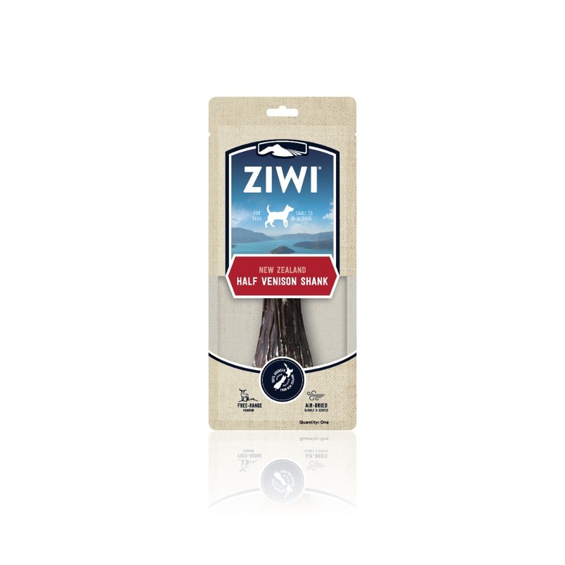 ZIWI Peak Venison Shank Dog Bone Air-Dried Dog Treats (2 Sizes)