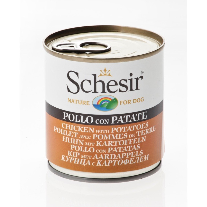 Schesir Chicken with Potatoes Canned Dog Food, 285g