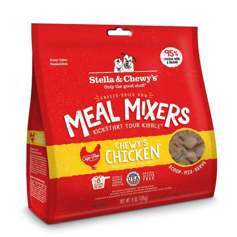 Stella & Chewy's Chewy's Chicken Meal Mixers Freeze-Dried Raw Dog Food Topper (2 Sizes)
