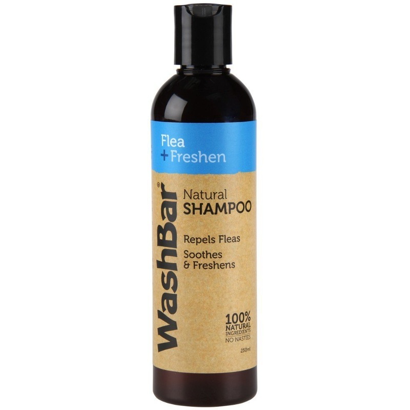 WashBar Flea & Freshen Natural Dog Shampoo, 250ml