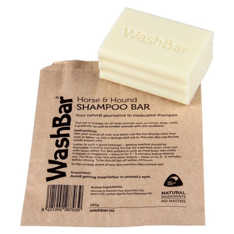 WashBar Horse & Hound Shampoo Bar Soap, 185g