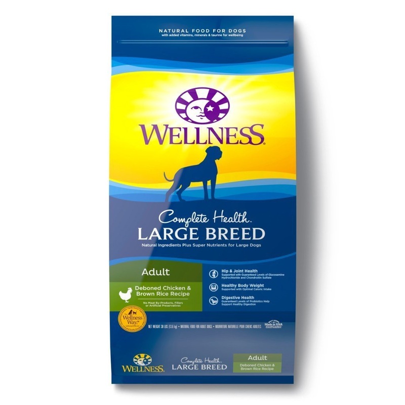 Wellness Complete Health Large Breed Adult Dry Dog Food, 13.6kg