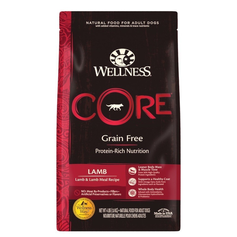 Wellness Core Grain-Free Lamb Recipe Dry Dog Food (2 Sizes)