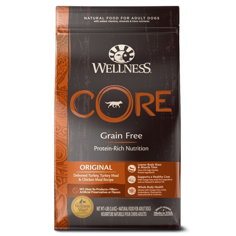 Wellness Core Grain-Free Original Recipe Dry Dog Food (3 Sizes)