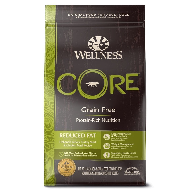 Wellness Core Grain-Free Reduced Fat Formula Dry Dog Food (3 Sizes)