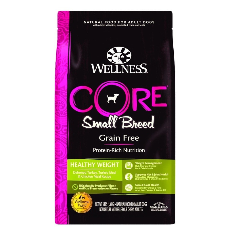 Wellness Core Grain-Free Small Breed Healthy Weight Recipe Dry Dog Food (2 Sizes)