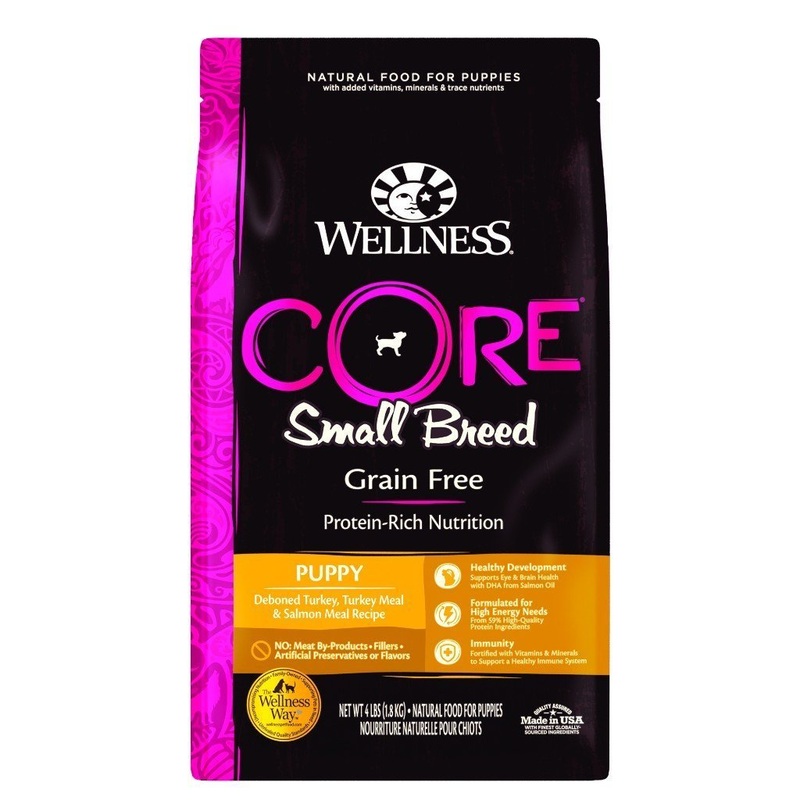 Wellness Core Grain-Free Small Breed Puppy Recipe Dry Dog Food (2 Sizes)