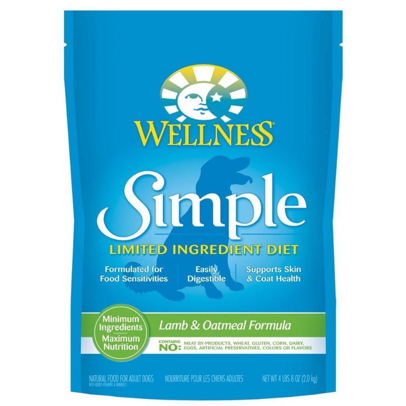 Wellness Simple Lamb & Oatmeal Recipe Grain-Free Dry Dog Food (2 Sizes)