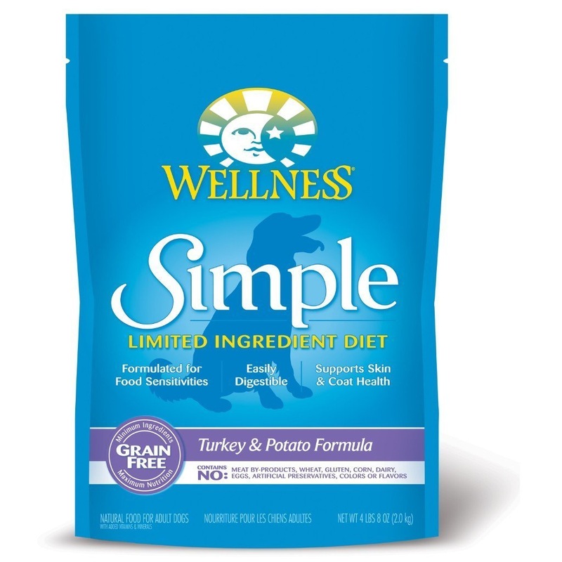 Wellness Simple Turkey & Potato Recipe Grain-Free Dry Dog Food, 26lb