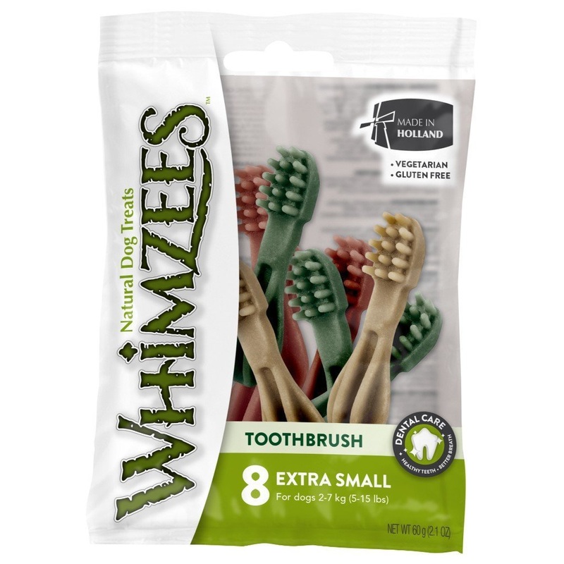 Whimzees Toothbrush Dog Dental Chews Trial Pack (3 Sizes)