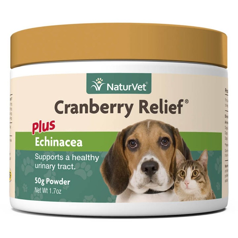 Naturvet Cranberry Relief Powder Plus Echinacea Pet Supplement, 1.7 oz.