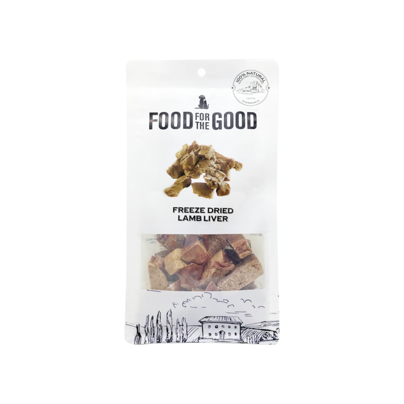 Food For The Good Freeze Dried Lamb Liver Pet Treats, 70g