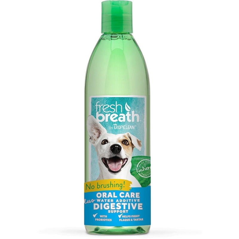 Tropiclean Fresh Breath Oral Care Water Additive for Dogs (Digestive Support), 16 oz