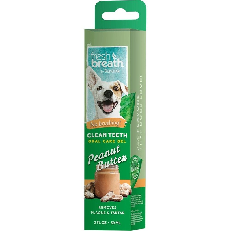 Tropiclean Fresh Breath Peanut Butter Clean Teeth Gel, 2 oz