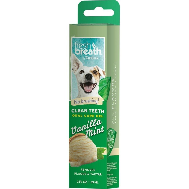 Tropiclean Fresh Breath Vanilla Mint Clean Teeth Gel, 2 oz