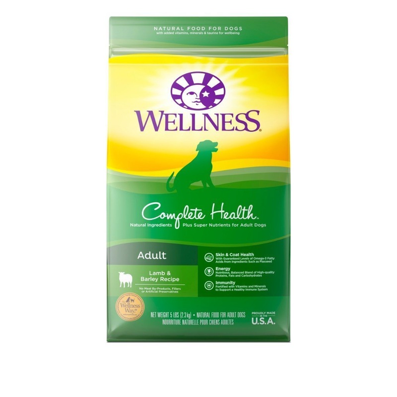 Wellness Complete Health Lamb & Barley Dry Dog Food (2 Sizes)