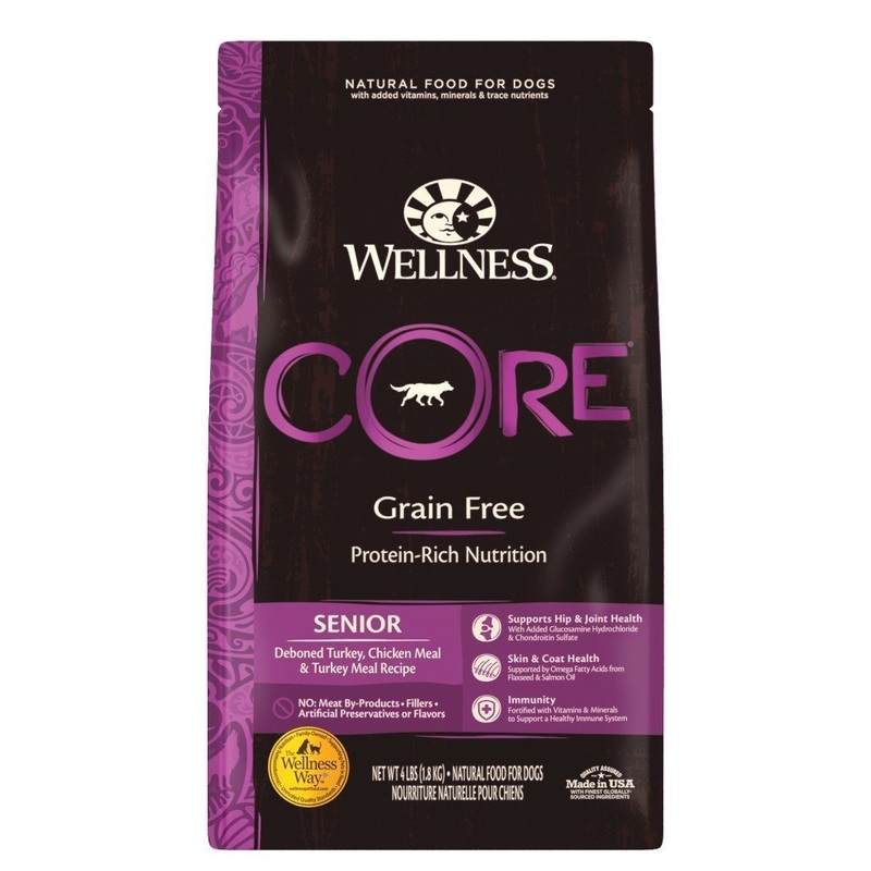 Wellness Core Grain-Free Senior Recipe Dry Dog Food (3 Sizes)
