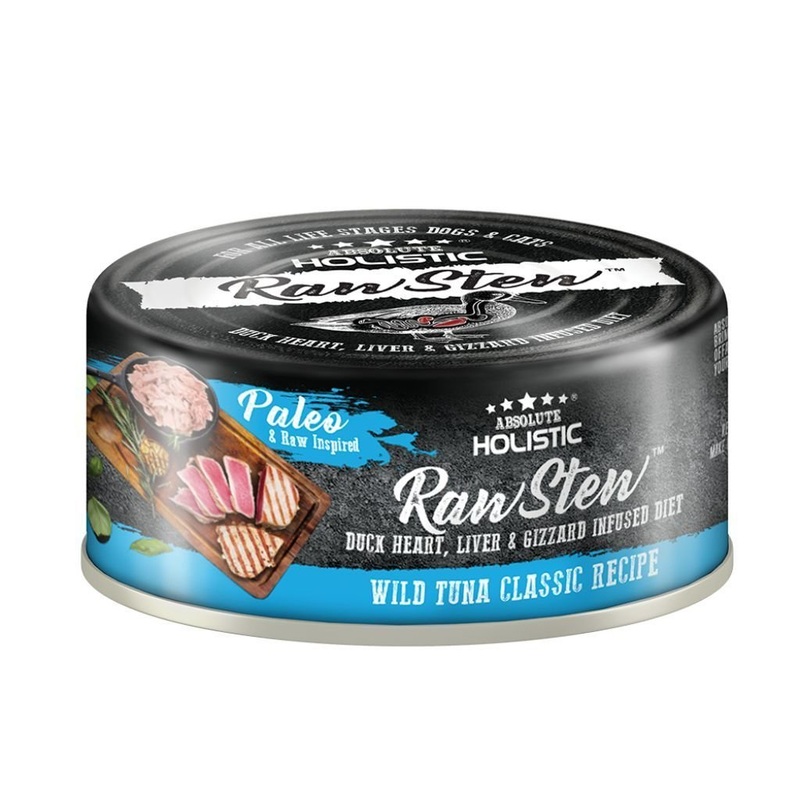 Absolute Holistic Raw Stew Wild Tuna Classic Recipe Wet Pet Food, 80g