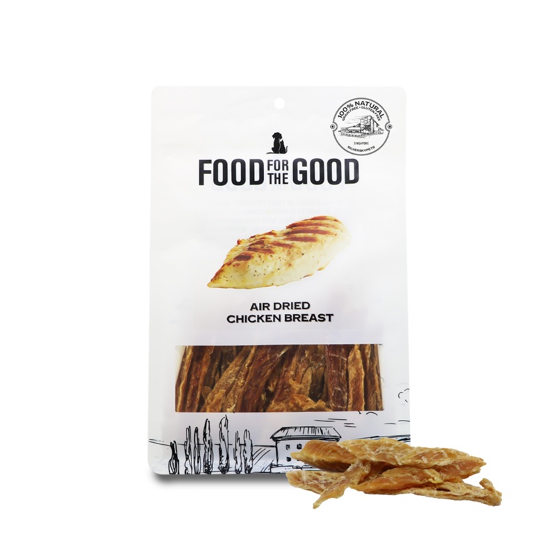 Food For The Good Air-Dried Chicken Breast Pet Treats, 300g