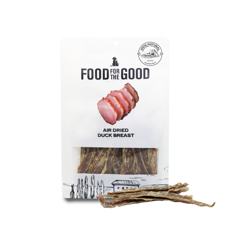 Food For The Good Air-Dried Duck Breast Pet Treats, 300g