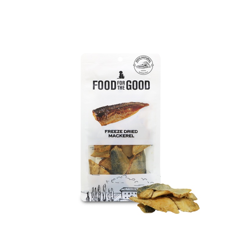 Food For The Good Freeze-Dried Mackerel Pet Treats, 70g