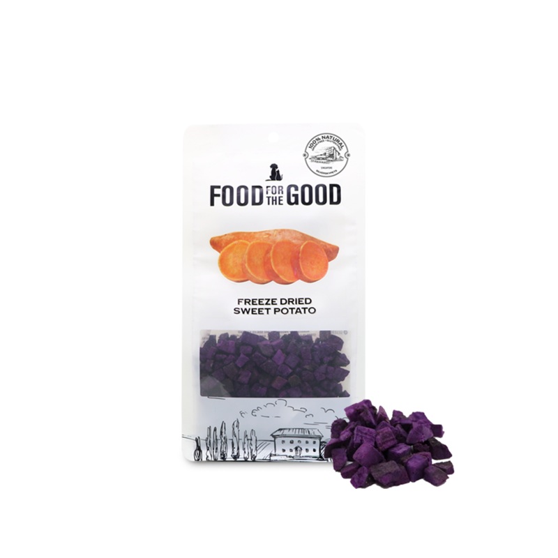 Food For The Good Freeze-Dried Purple Sweet Potato Pet Treats, 100g