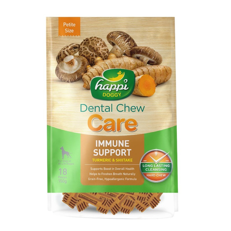 Happi Doggy Care Immune Support Dog Dental Chews (2 Sizes)