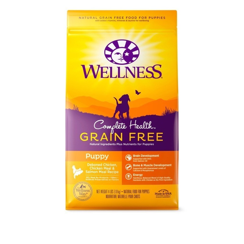 Wellness Complete Health Grain-Free Puppy Formula Dry Dog Food (3 Sizes)