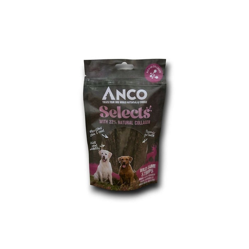 Anco wild game strips with collagen