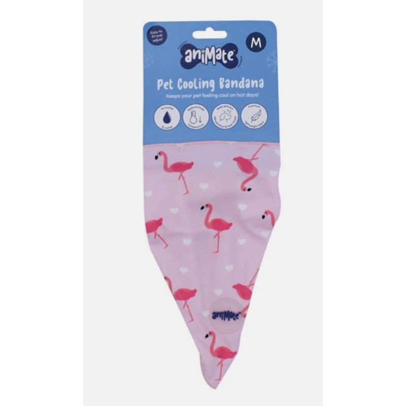 Animate Cooling Bandana Flamingo Medium