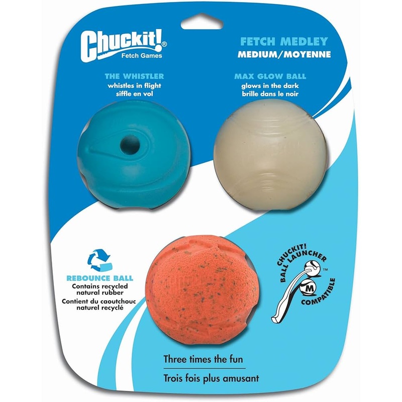 Chuckit! Fetch Medley Medium 3 Pack