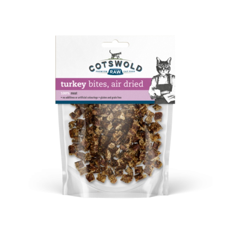 Cotswold Cat Turkey Bites 100g
