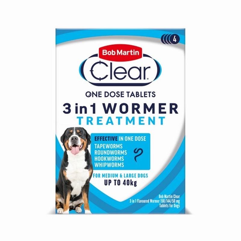 BM 3 in 1 wormer dogs up to 40kg