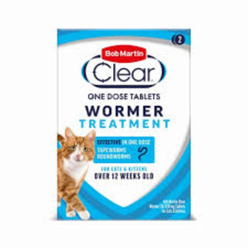 BM one dose cat wormer 2 tabs
