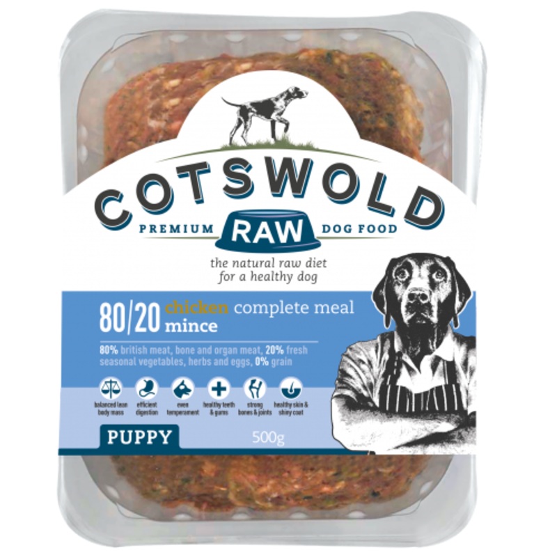 Cotswold Raw 80/20 Puppy Chicken 500g