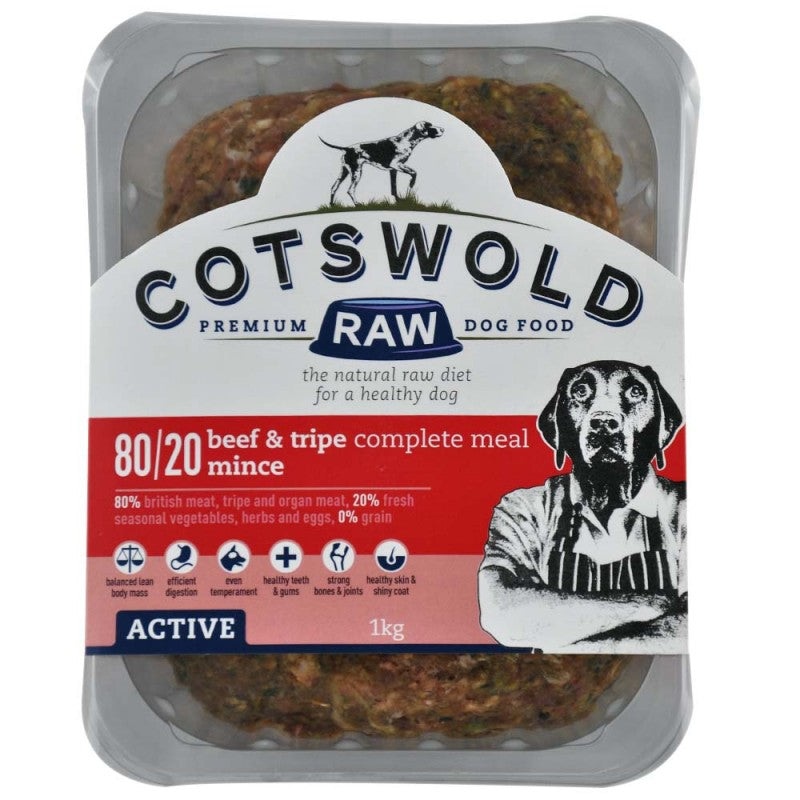Cotswold Raw Beef & Tripe 1kg
