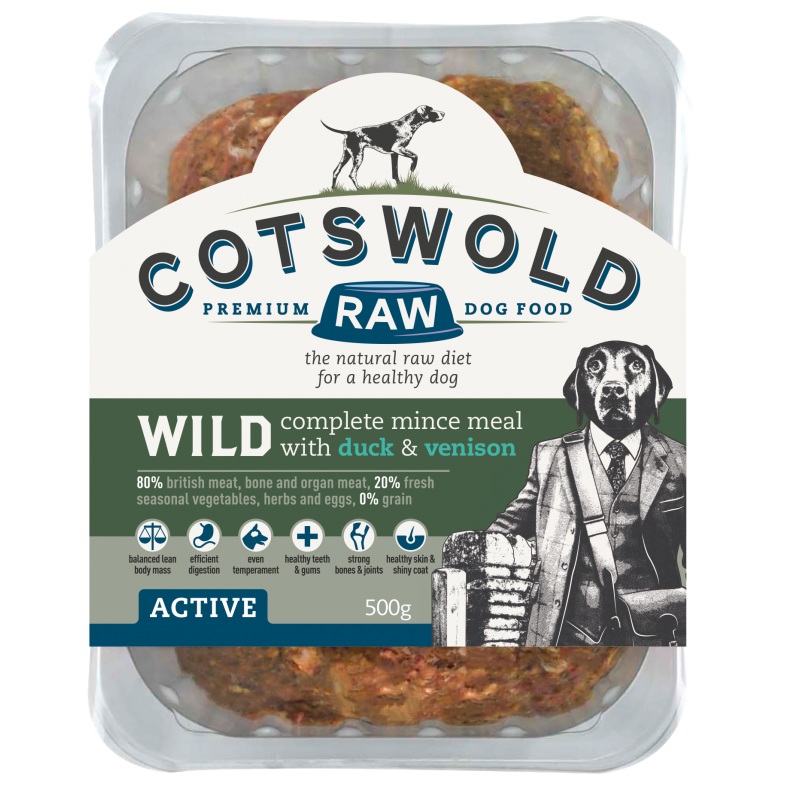 Cotswold Raw Wild Duck and Venison 1kg