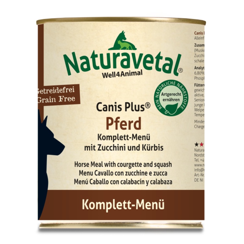 Naturavetal Canis+ Horse 400g