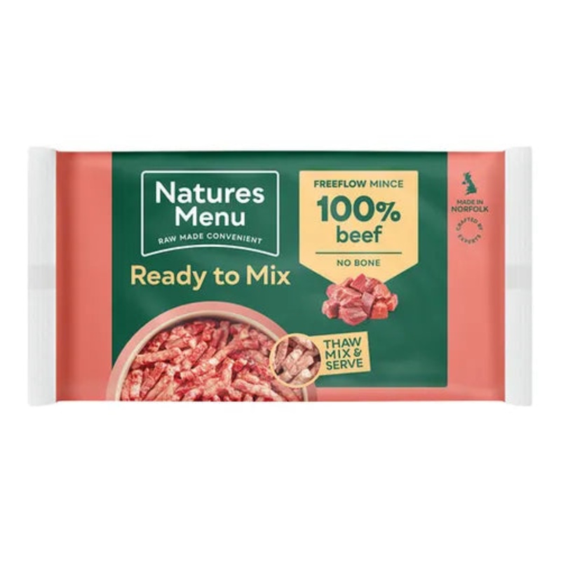 Natures Menu Freeflow Beef Mince 2kg