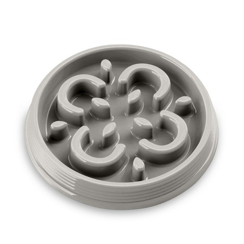 Tarhong Slow Medallion Feeder Small Grey Bowl