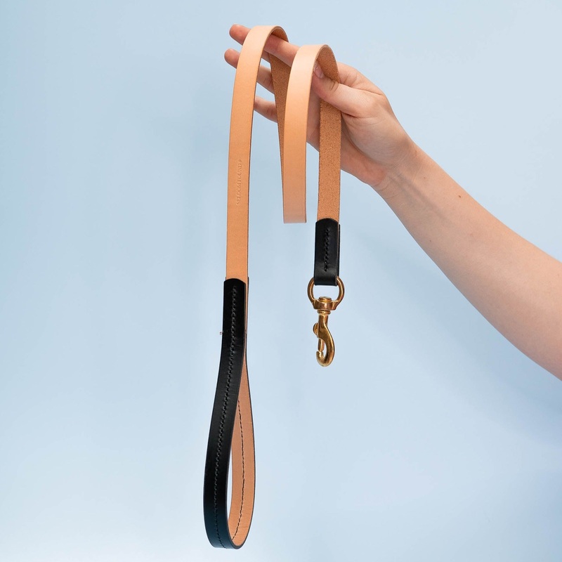 Black & Tan Handcrafted Lead