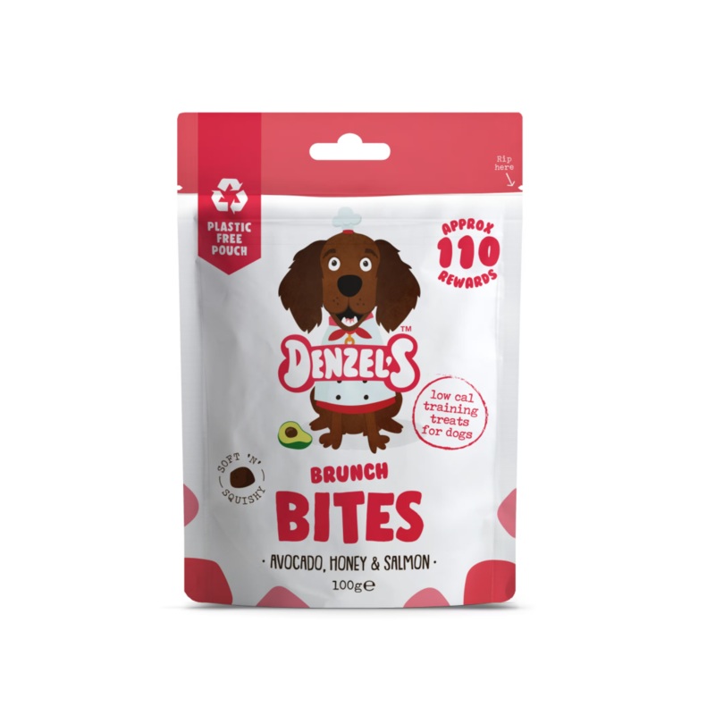 Brunch Bites for Dogs - Avocado, Honey & Salmon 100g