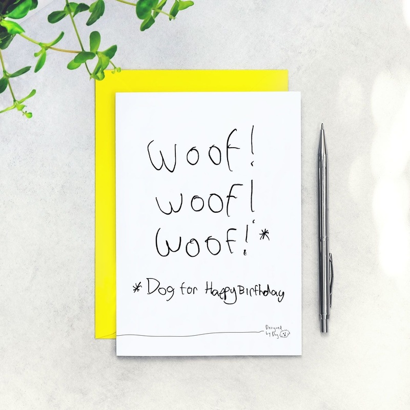 Dog For Happy Birthday Card - Funny Birthday Card