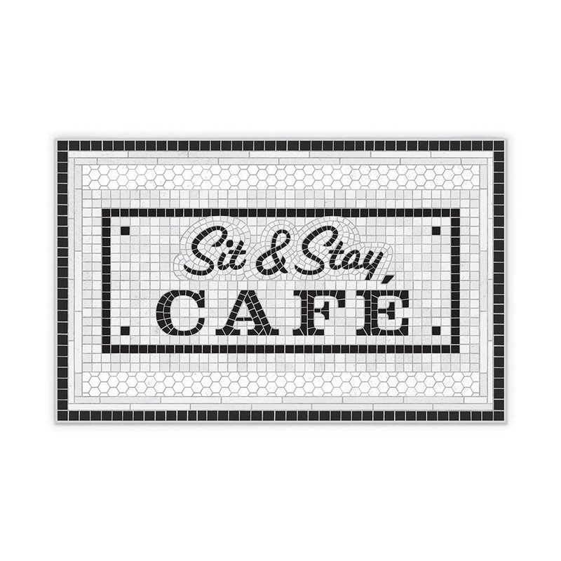 Dog Placemat - Sit & Stay Caf