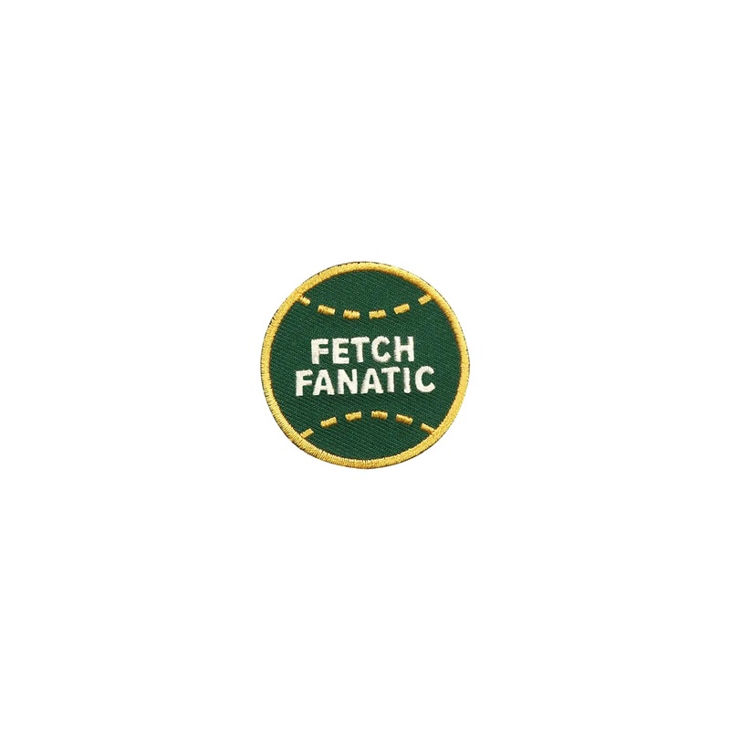 "Fetch Fanatic" Iron-On Patch Dog Accessory