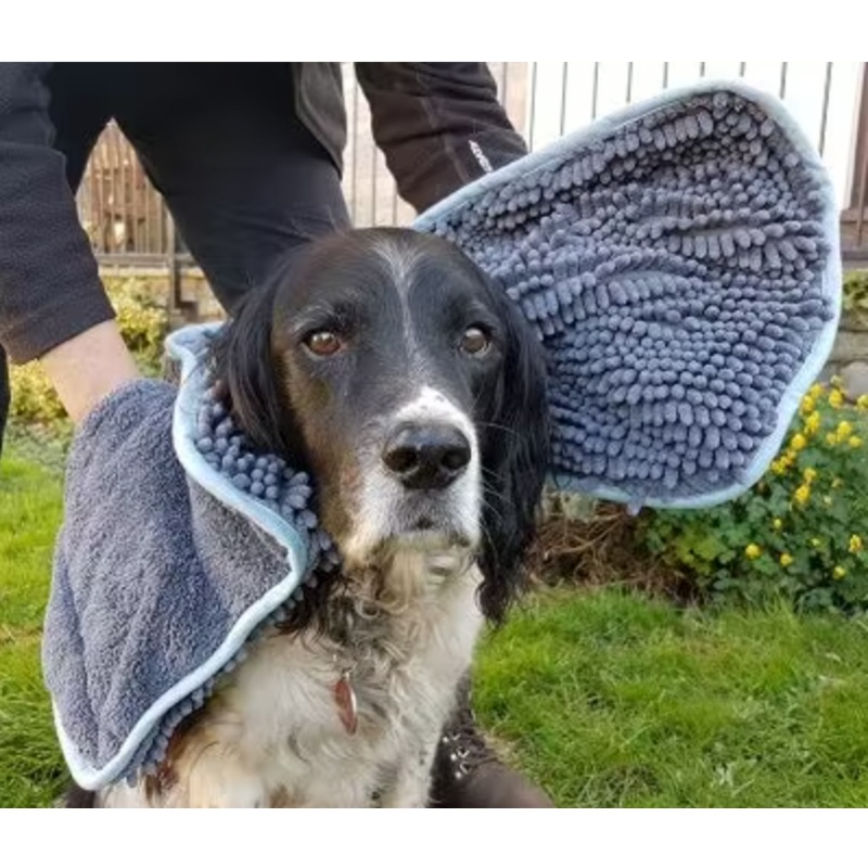 Microfibre Noodle Glove Dog Towel