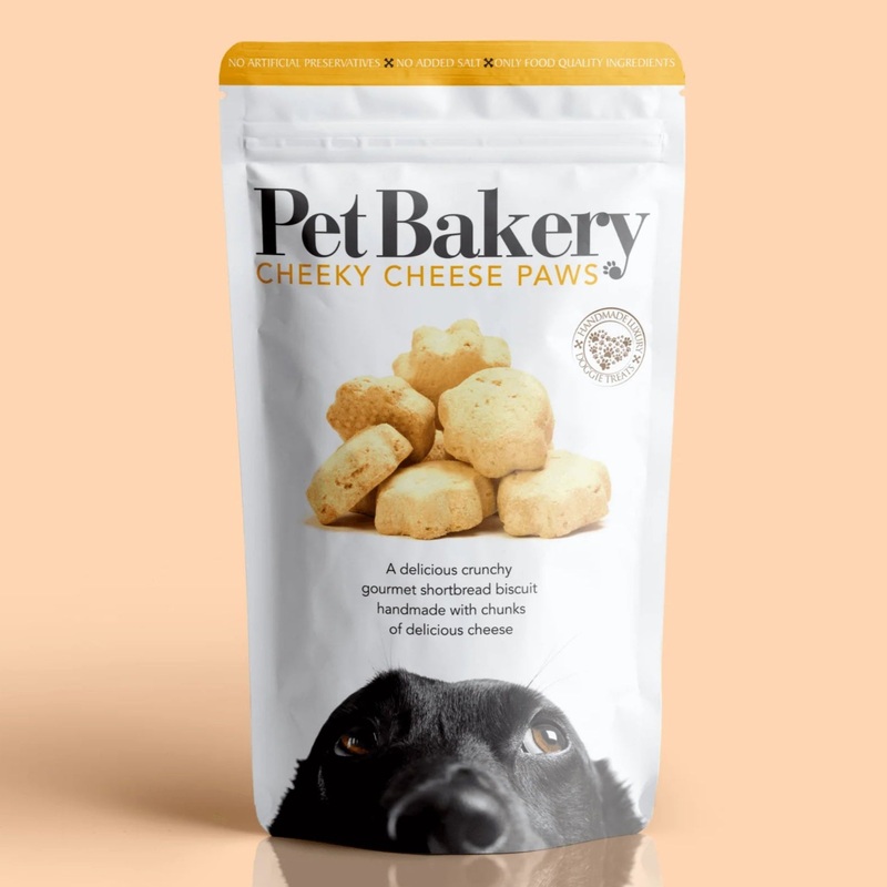 Pet Bakery Cheeky Cheese Paws Dog Treats 190g
