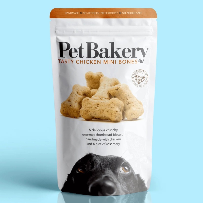 Pet Bakery Chicken Mini Bones Dog Treats 190g