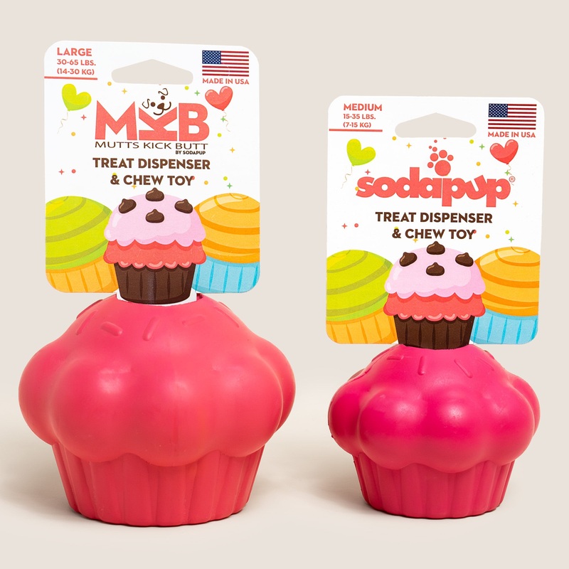 SodaPup Cupcakes Treat Dispenser Chew Toy
